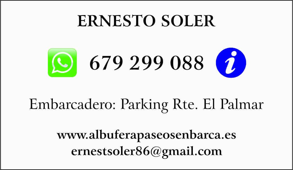 Tarifas para un paseo en barca en la Albufera
